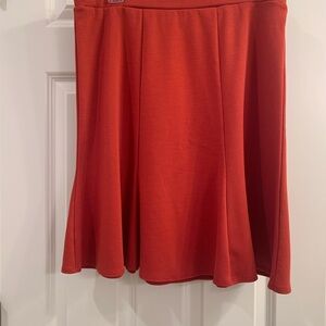 Sunny Leigh Picante Red/Orange Color Skirt